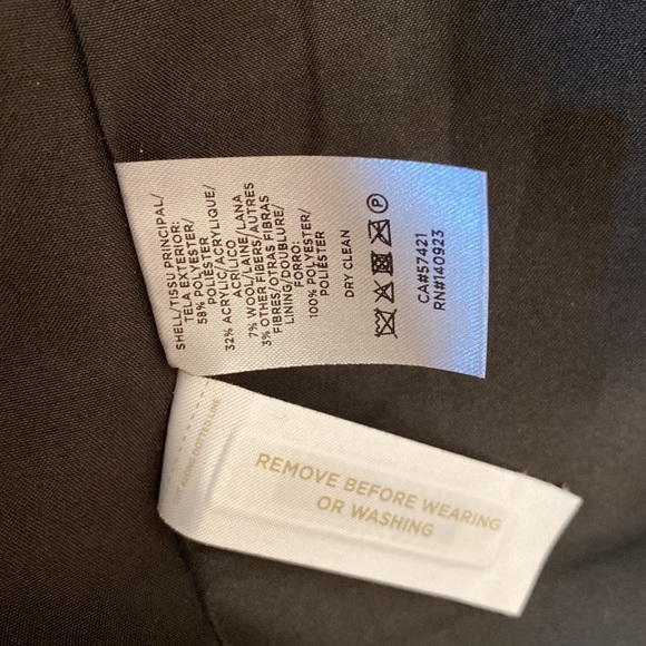 LOFT Plaid Modern Structured Single Button Wool Blend Blazer NWT 6 - Picture 11 of 11